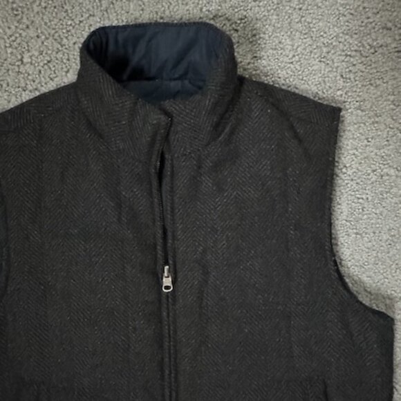 Bonobos Quilted Wool Reversible Vest - Men's Sz. XS - Excellent Pre-Ownd Cond. - Picture 2 of 15